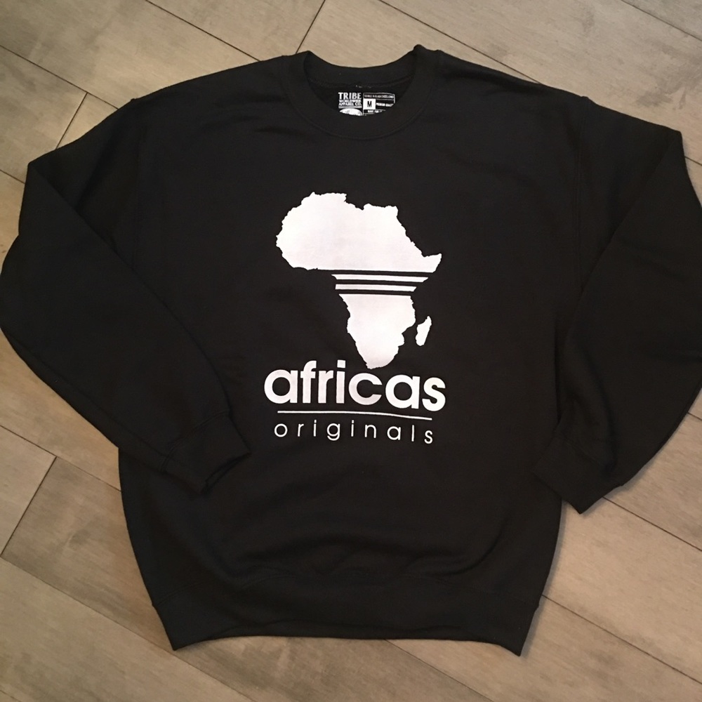 Custom TRIBE ADIDAS AFRICA’s ORIGINALS SWEATSHIRT- MEDIUM CUSTOM